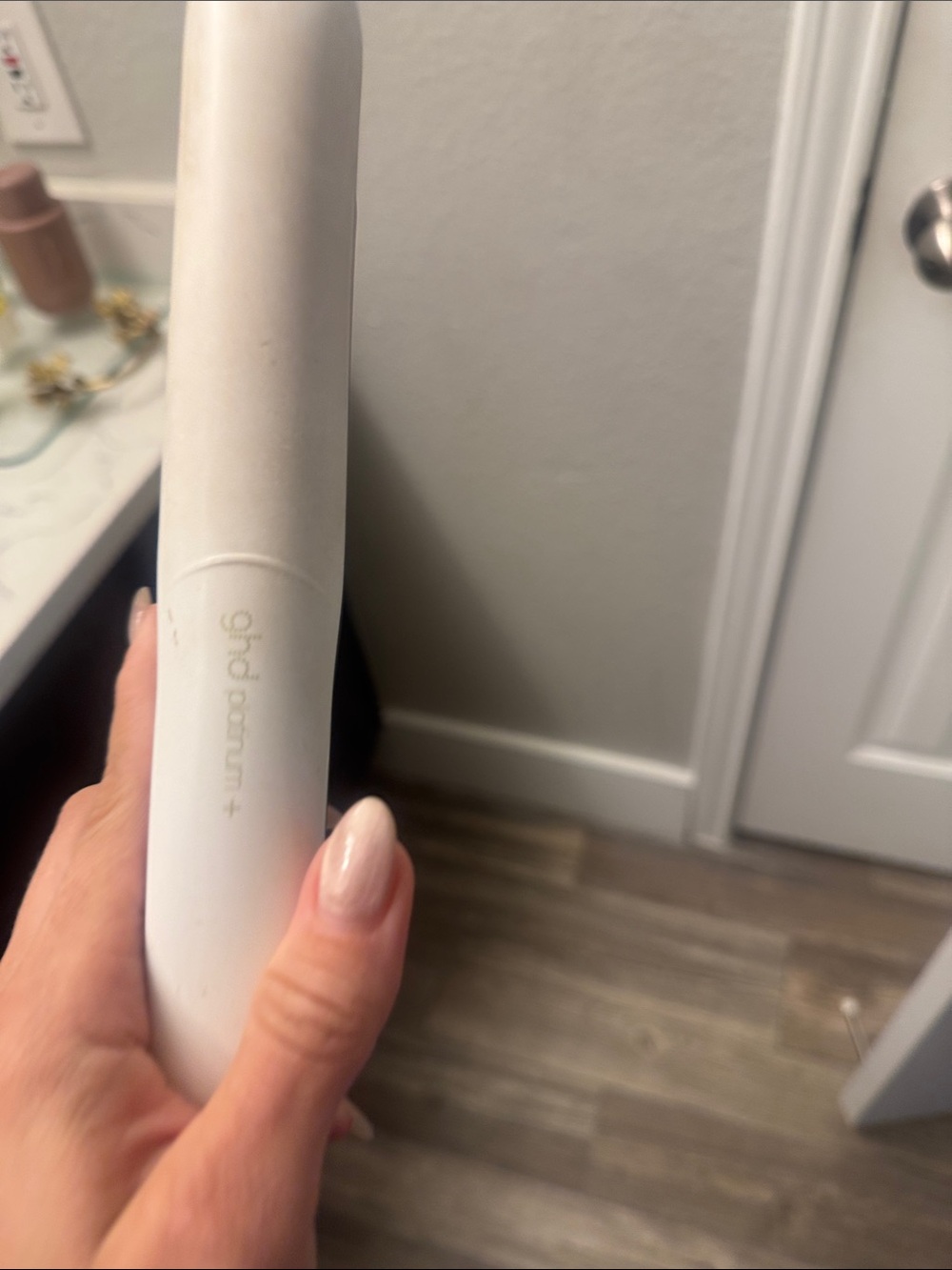 ghd white ceramic hair straightener platinum